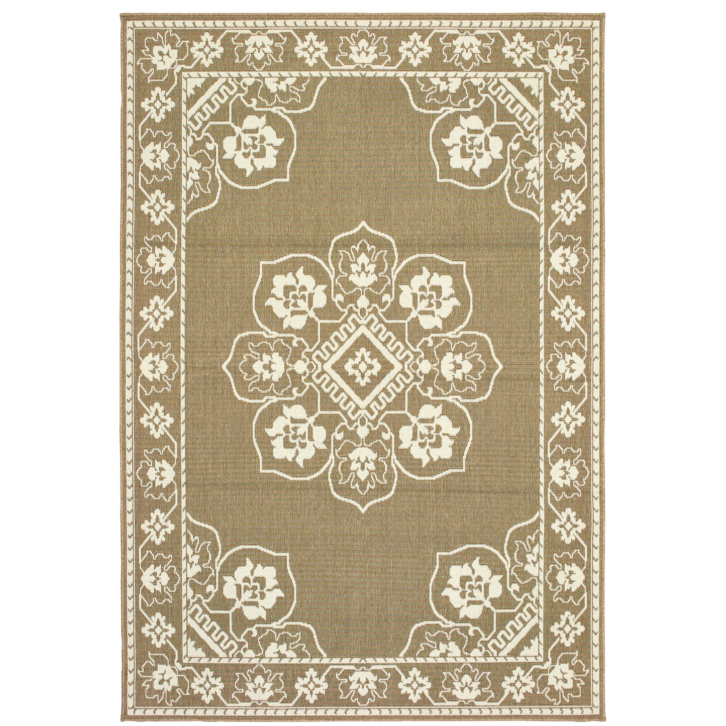 Oriental Weavers Marina  Tan Ivory Traditional