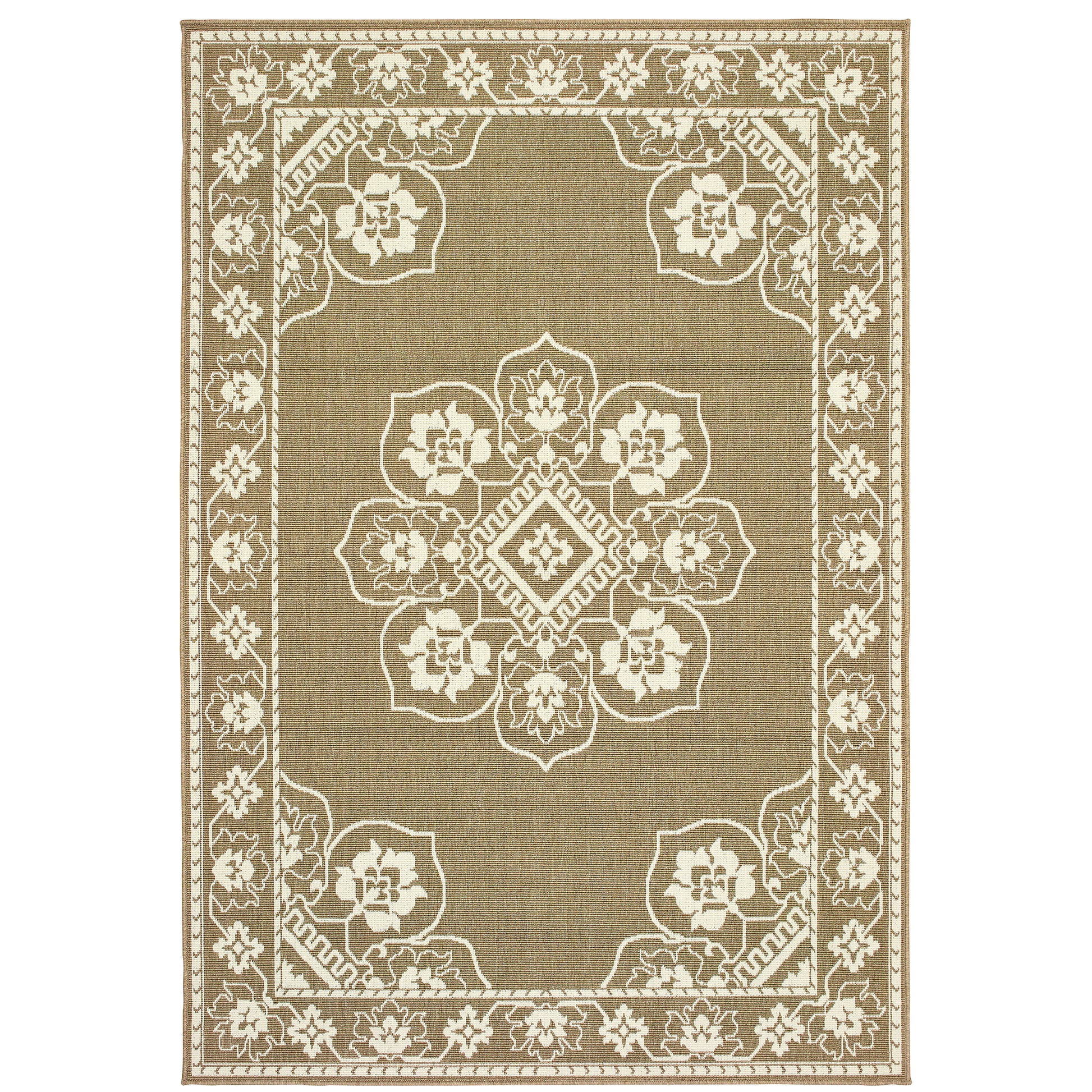 Oriental Weavers Marina  Tan Ivory Traditional