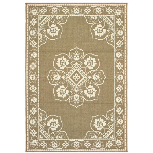 Oriental Weavers Marina  Tan Ivory Traditional