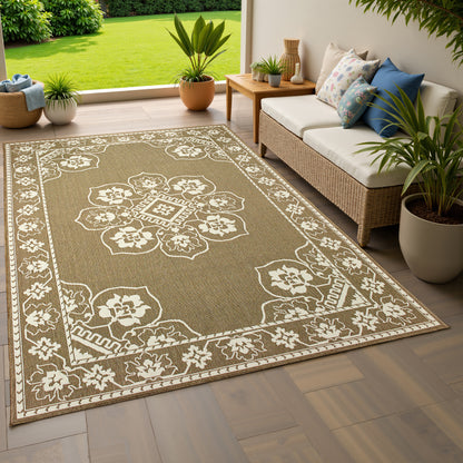 Oriental Weavers Marina  Tan Ivory Traditional