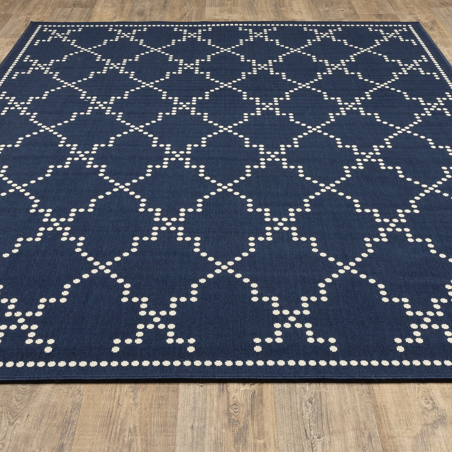 Oriental Weavers Marina  Navy Ivory Moroccan