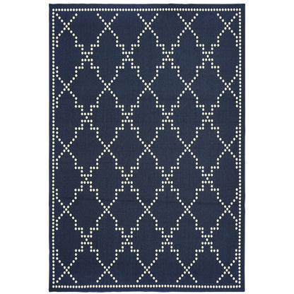 Oriental Weavers Marina  Navy Ivory Moroccan