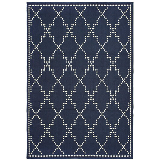 Oriental Weavers Marina  Navy Ivory Moroccan