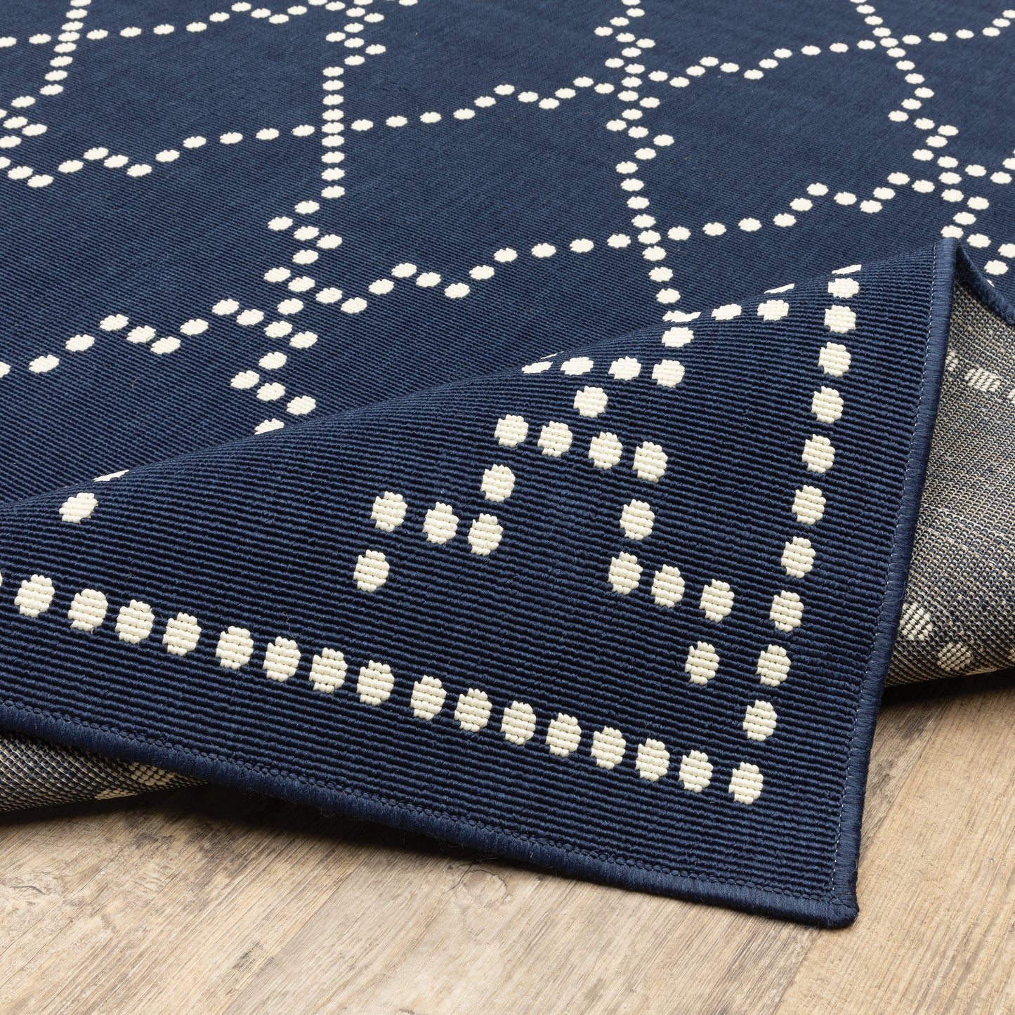 Oriental Weavers Marina  Navy Ivory Moroccan