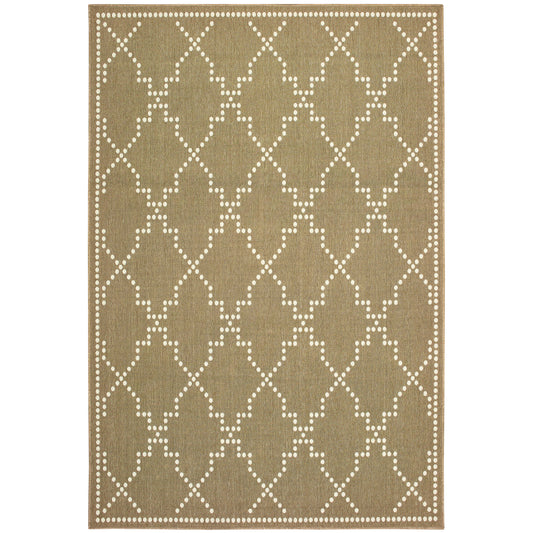 Oriental Weavers Marina  Tan Ivory Moroccan