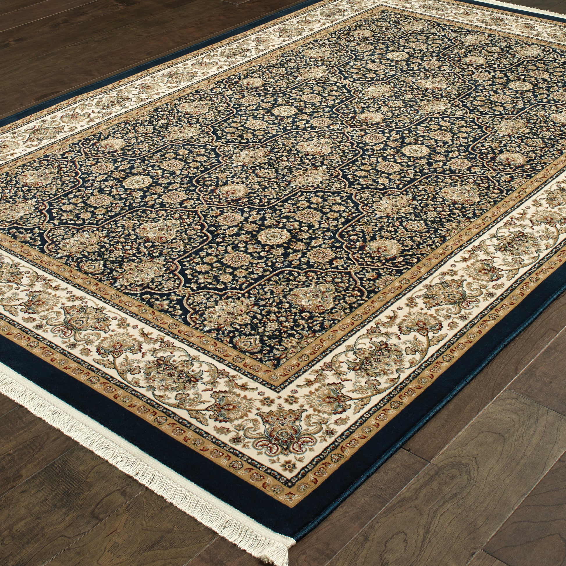 Oriental Weavers Masterpiece  Navy Ivory Traditional