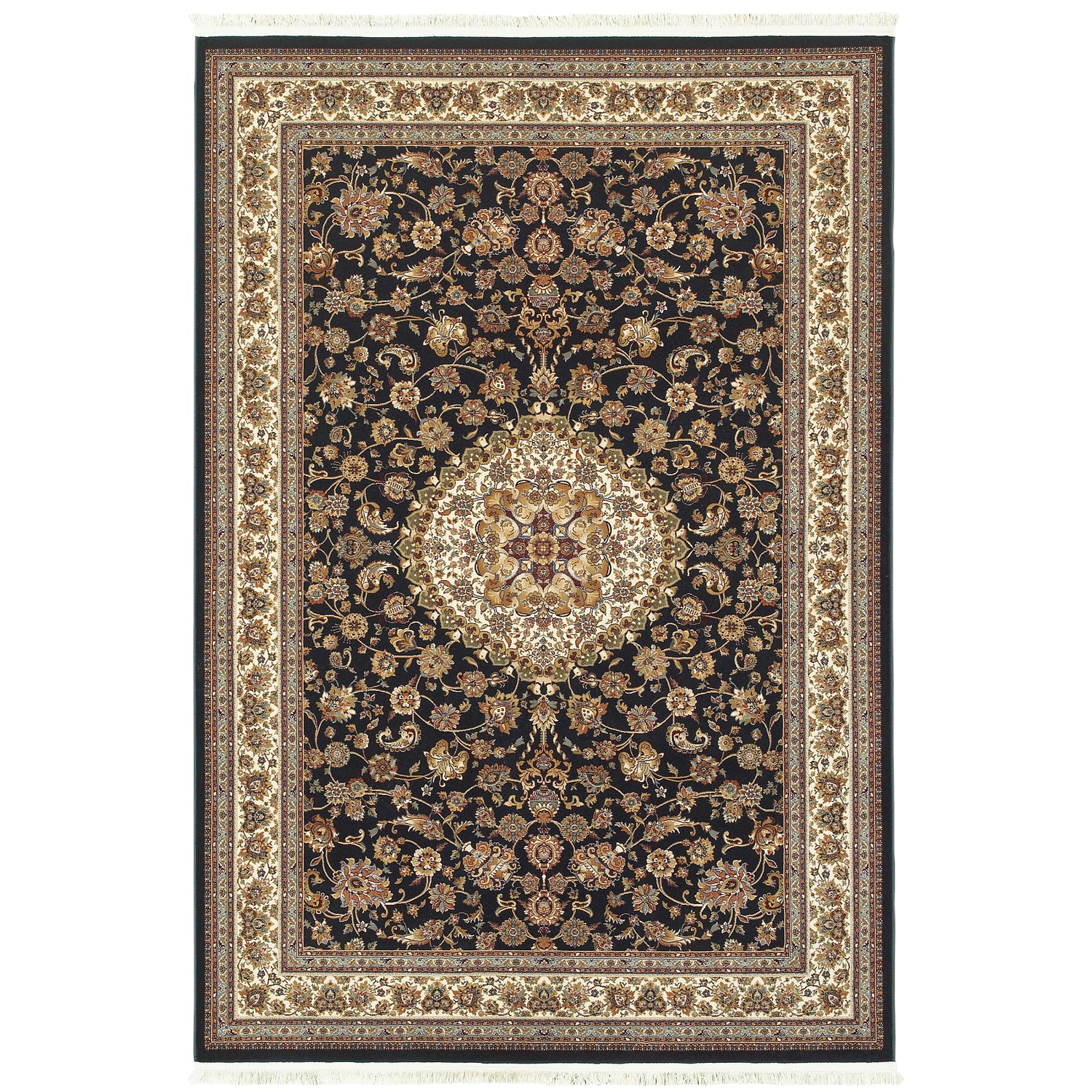 Oriental Weavers Masterpiece  Dark Blue Ivory Traditional