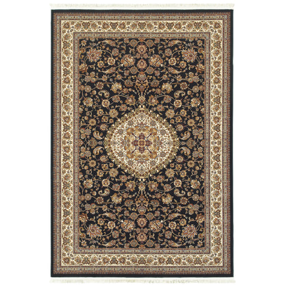 Oriental Weavers Masterpiece  Dark Blue Ivory Traditional
