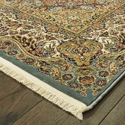 Oriental Weavers Masterpiece  Blue Gold Traditional