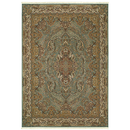 Oriental Weavers Masterpiece  Blue Gold Traditional