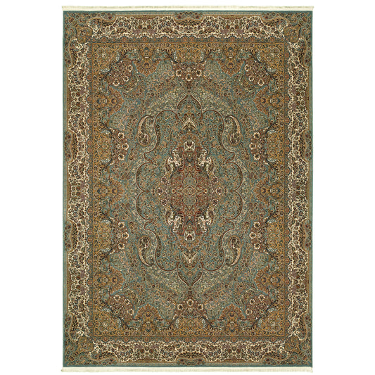 Oriental Weavers Masterpiece  Blue Gold Traditional