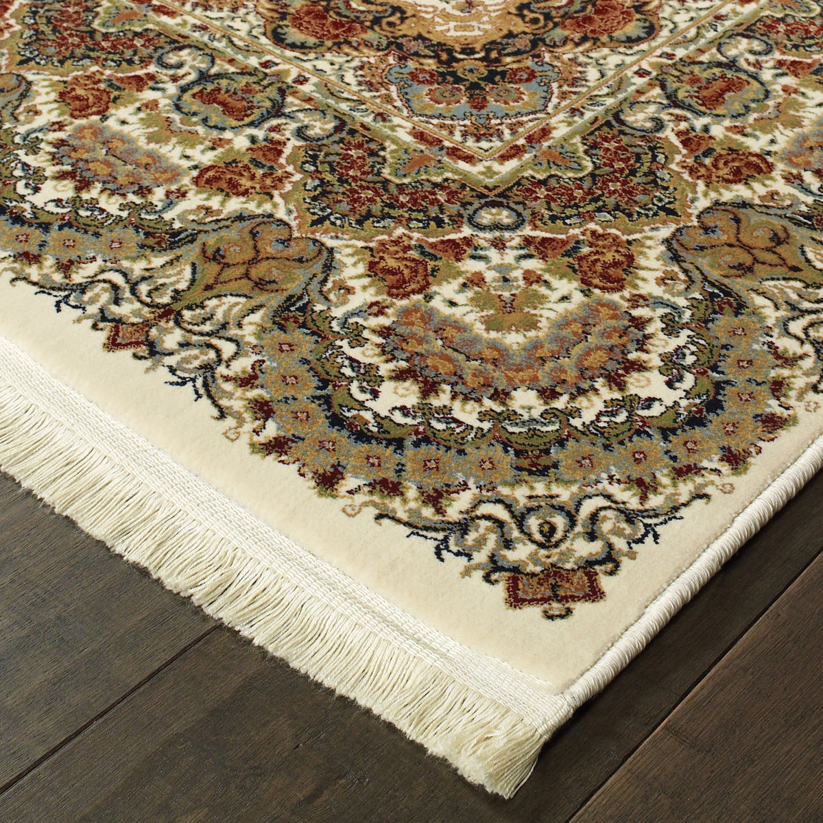 Masterpieces Rugs Oriental Weavers Masterpiece 5560W Ivory Multi Traditional Machine Wov ...