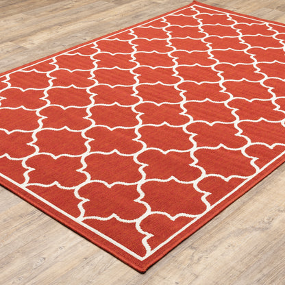 Oriental Weavers Meridian  Red Ivory Moroccan