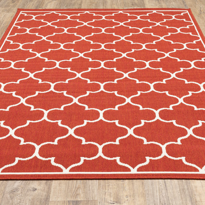 Oriental Weavers Meridian  Red Ivory Moroccan