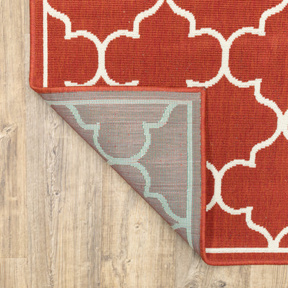 Oriental Weavers Meridian  Red Ivory Moroccan