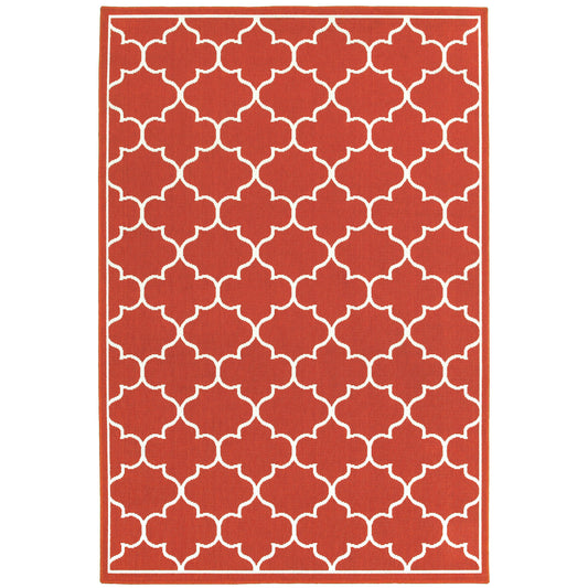Oriental Weavers Meridian  Red Ivory Moroccan