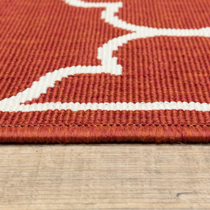 Oriental Weavers Meridian  Red Ivory Moroccan