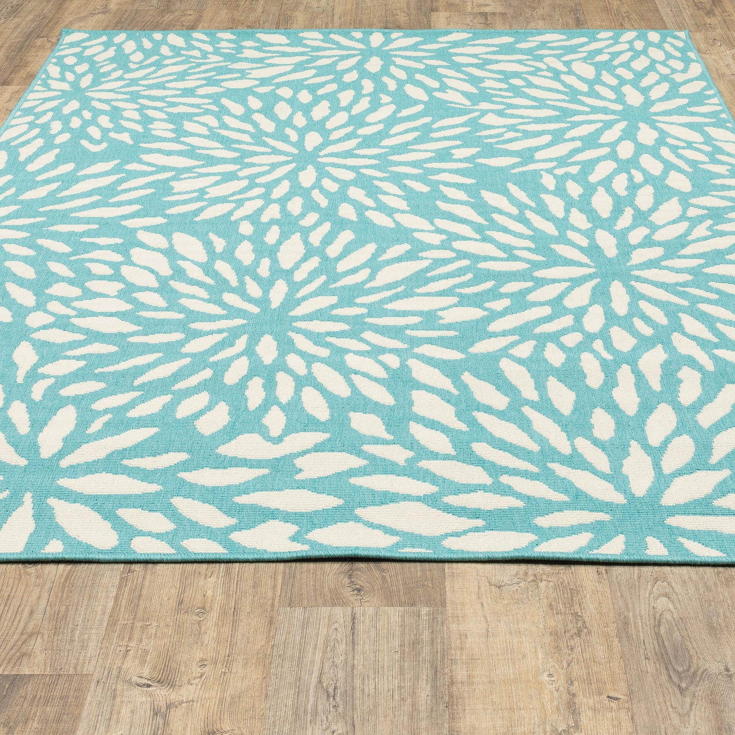Oriental Weavers Meridian  Blue Ivory Modern & Contemporary