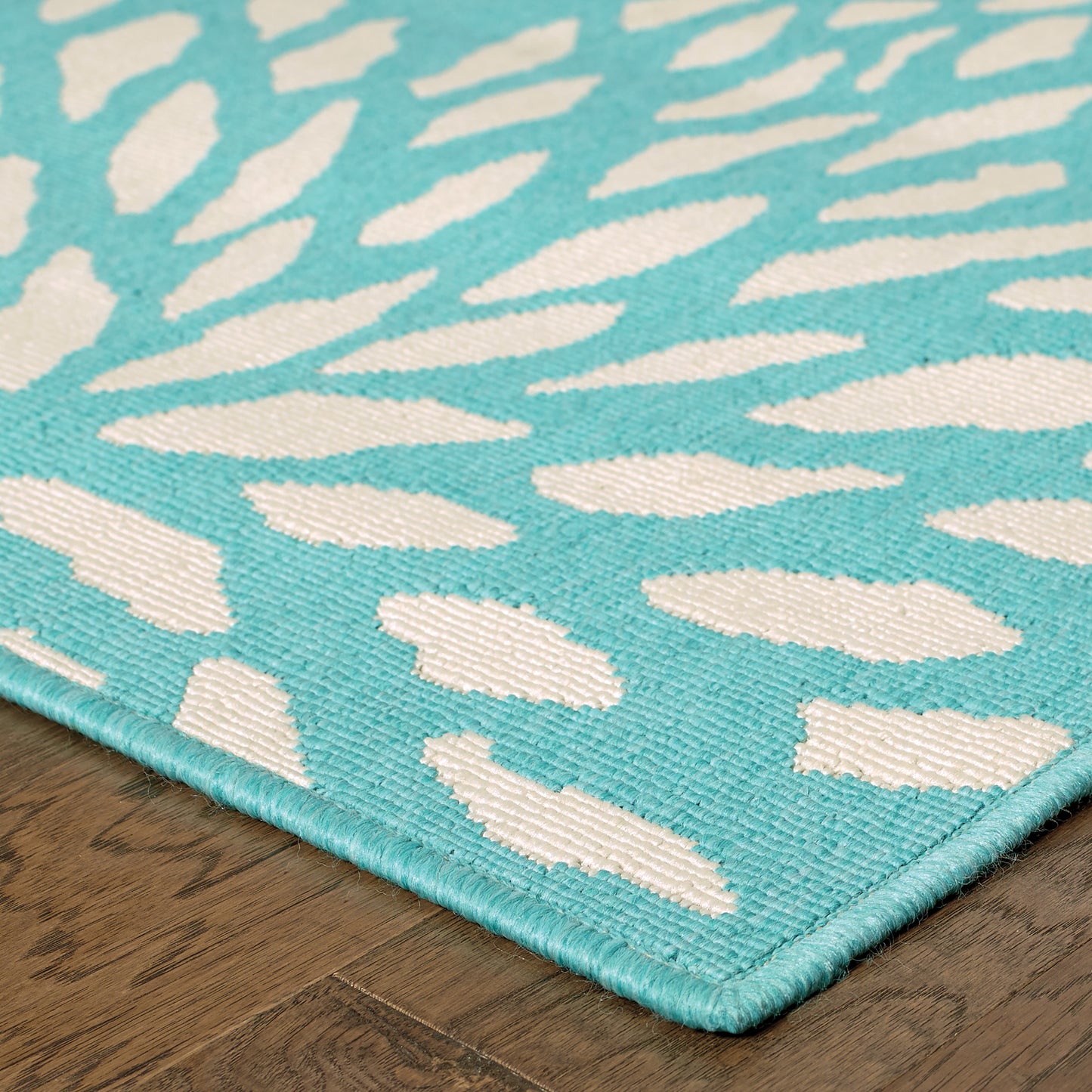 Oriental Weavers Meridian  Blue Ivory Modern & Contemporary