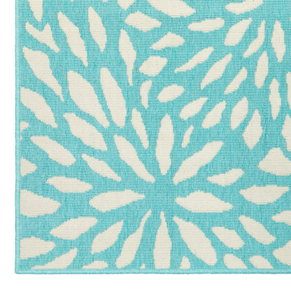 Oriental Weavers Meridian  Blue Ivory Modern & Contemporary