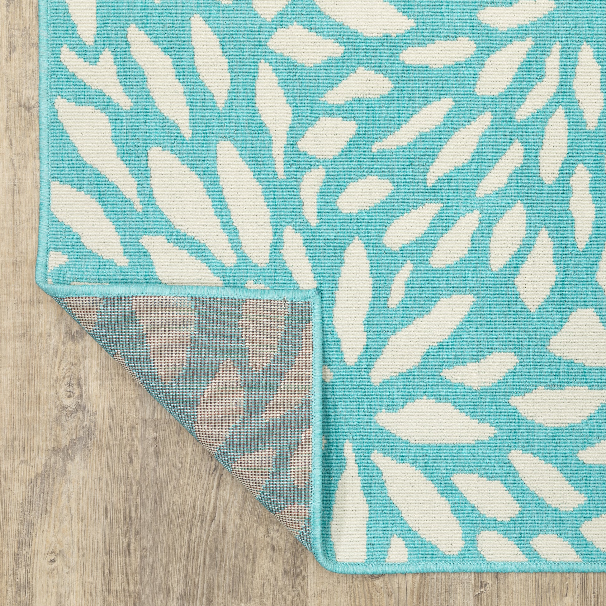 Oriental Weavers Meridian  Blue Ivory Modern & Contemporary