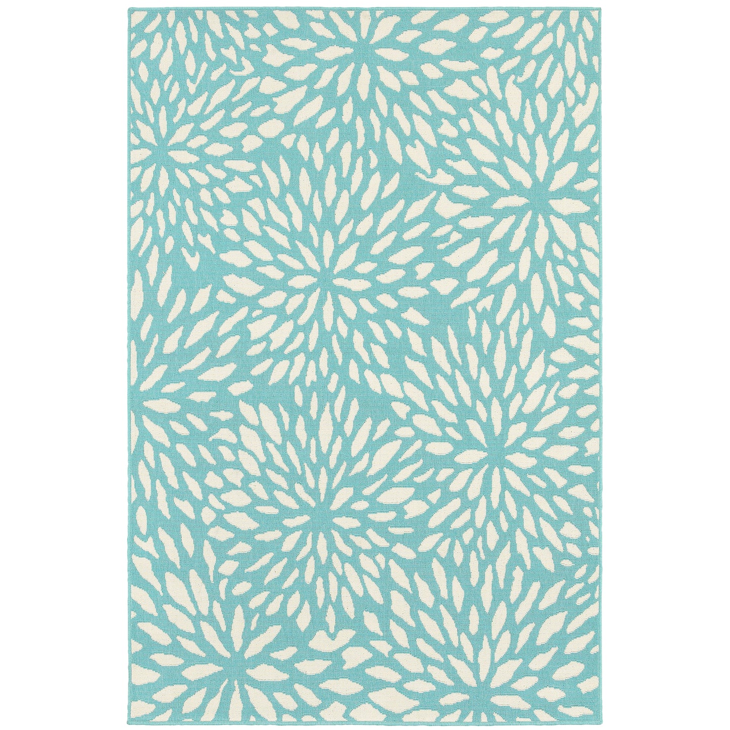 Oriental Weavers Meridian  Blue Ivory Modern & Contemporary