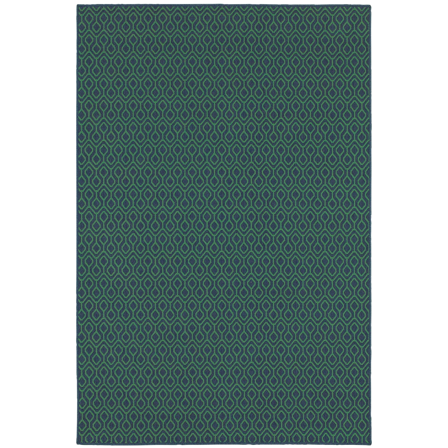 Oriental Weavers Meridian  Navy Green Transitional