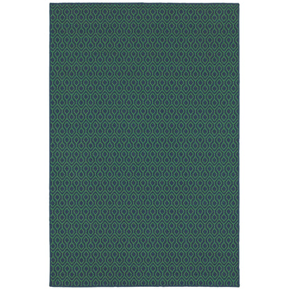 Oriental Weavers Meridian  Navy Green Transitional