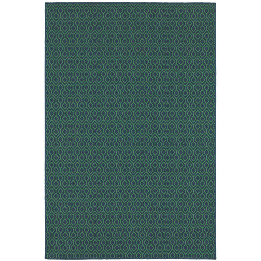 Oriental Weavers Meridian  Navy Green Transitional