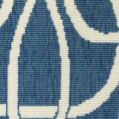 Oriental Weavers Meridian  Navy Ivory Moroccan