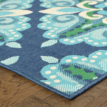 Oriental Weavers Meridian  Blue Green Moroccan
