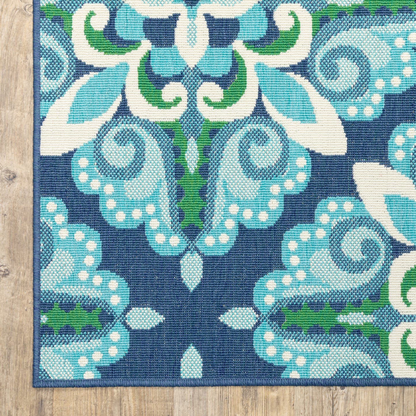 Oriental Weavers Meridian  Blue Green Moroccan