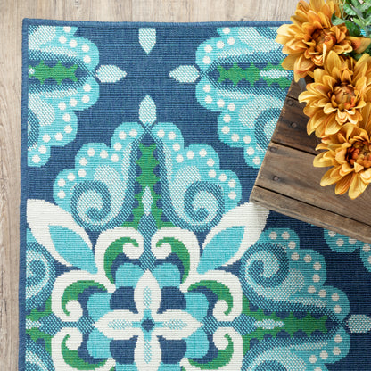 Oriental Weavers Meridian  Blue Green Moroccan