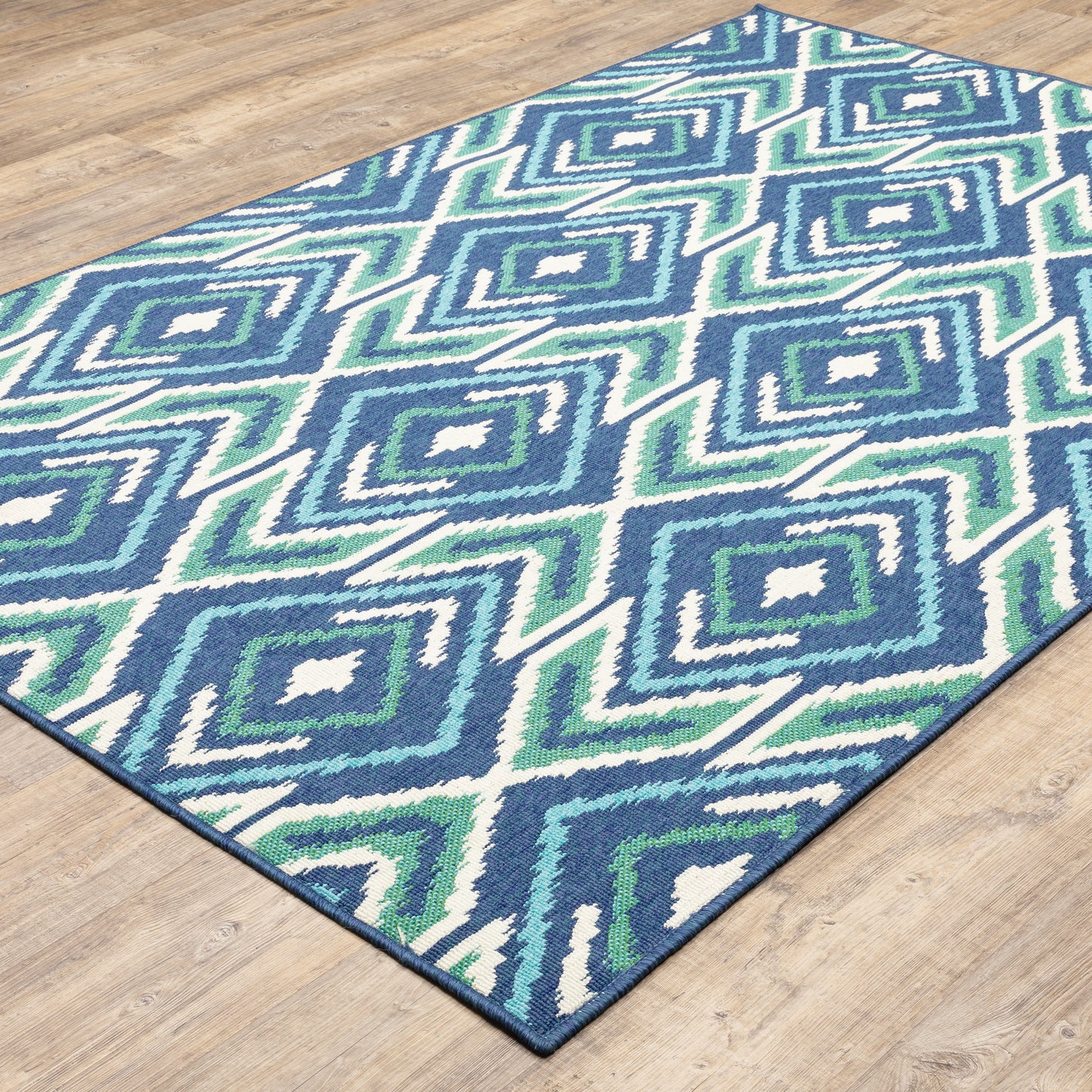 Oriental Weavers Meridian  Navy Green Bohemian