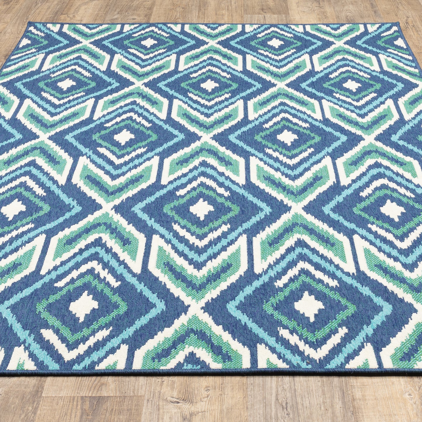 Oriental Weavers Meridian  Navy Green Bohemian