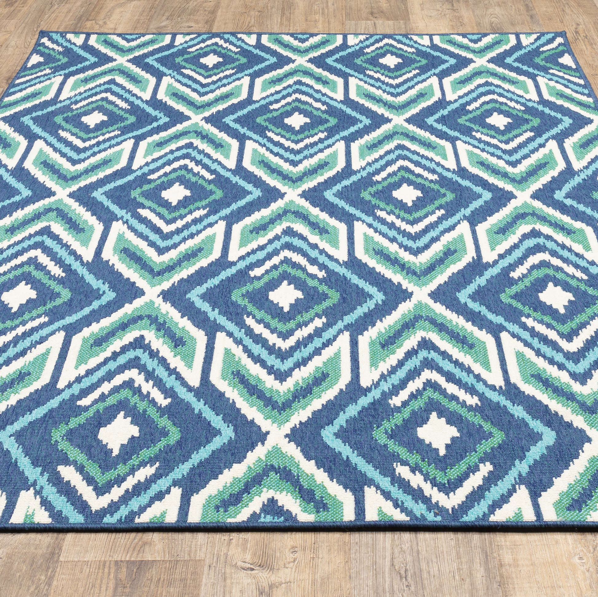 Oriental Weavers Meridian  Navy Green Bohemian