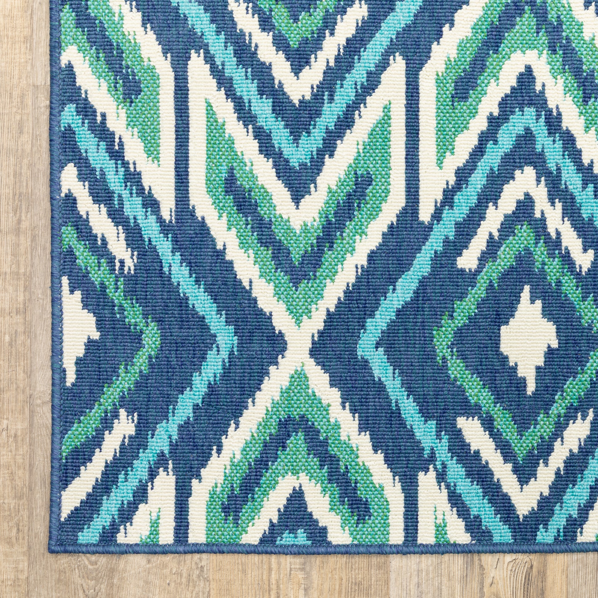 Oriental Weavers Meridian  Navy Green Bohemian