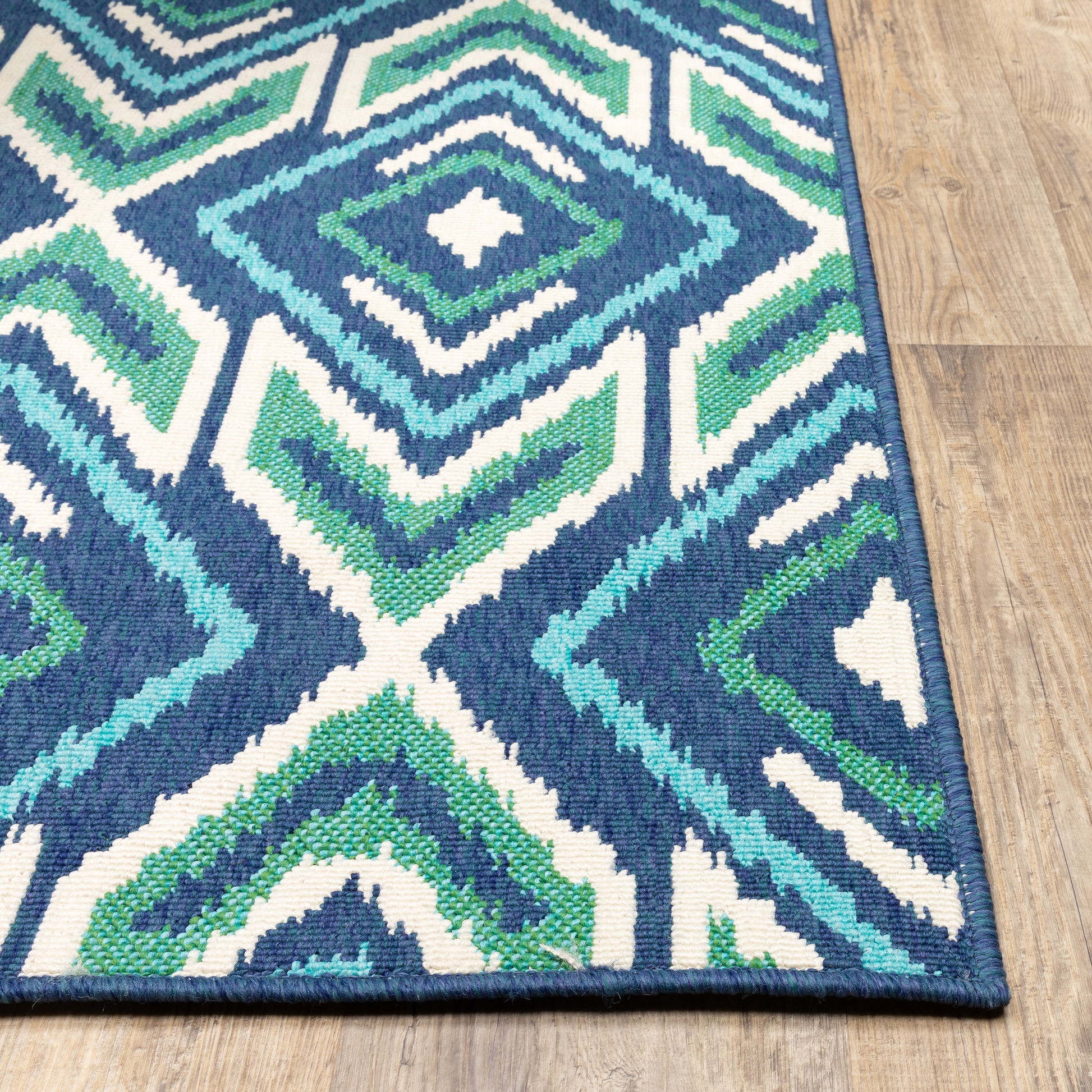 Oriental Weavers Meridian  Navy Green Bohemian