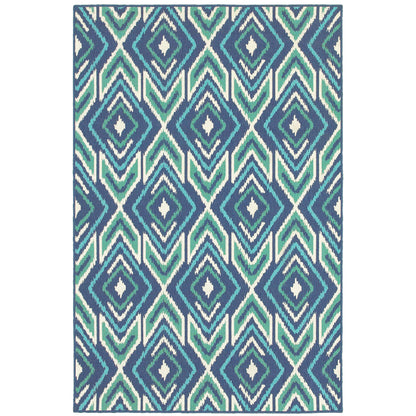 Oriental Weavers Meridian  Navy Green Bohemian
