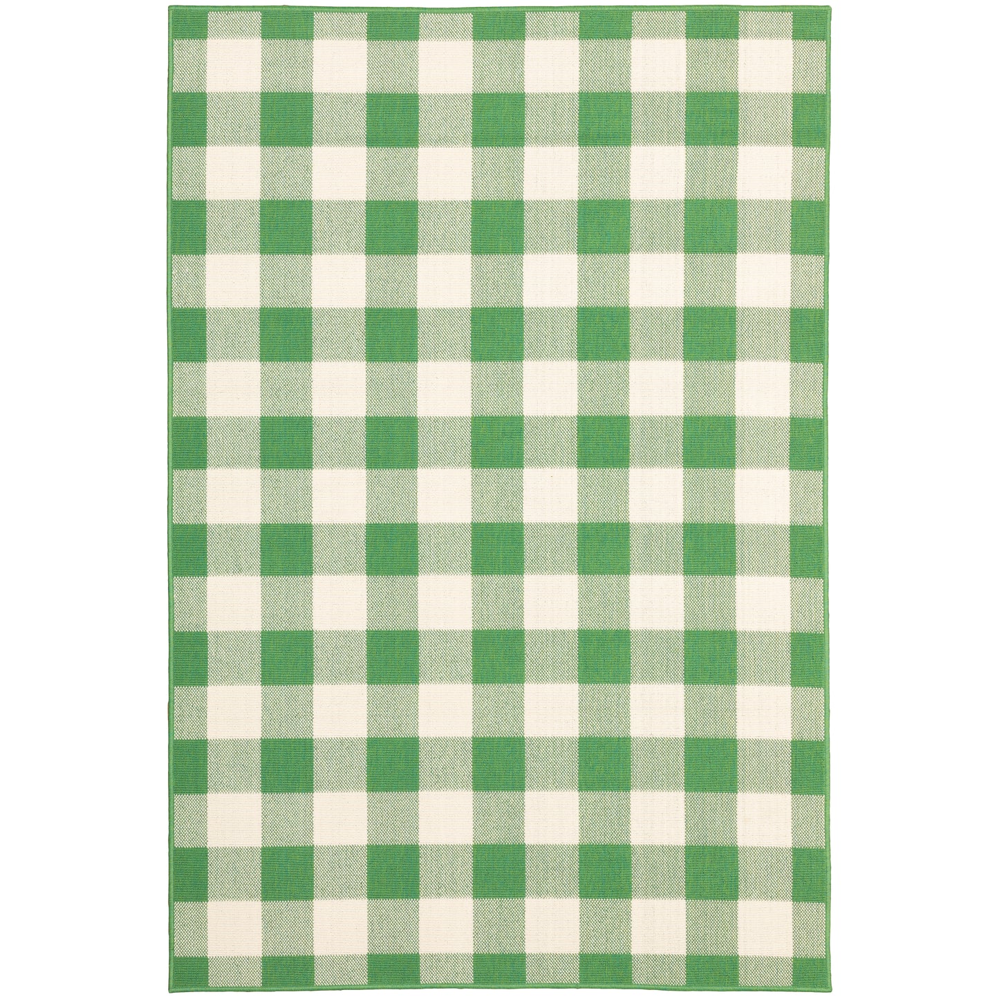 Oriental Weavers Meridian  Green Ivory Farmhouse