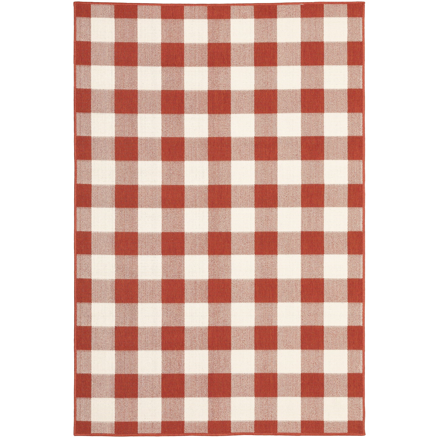 Oriental Weavers Meridian  Red Ivory Farmhouse