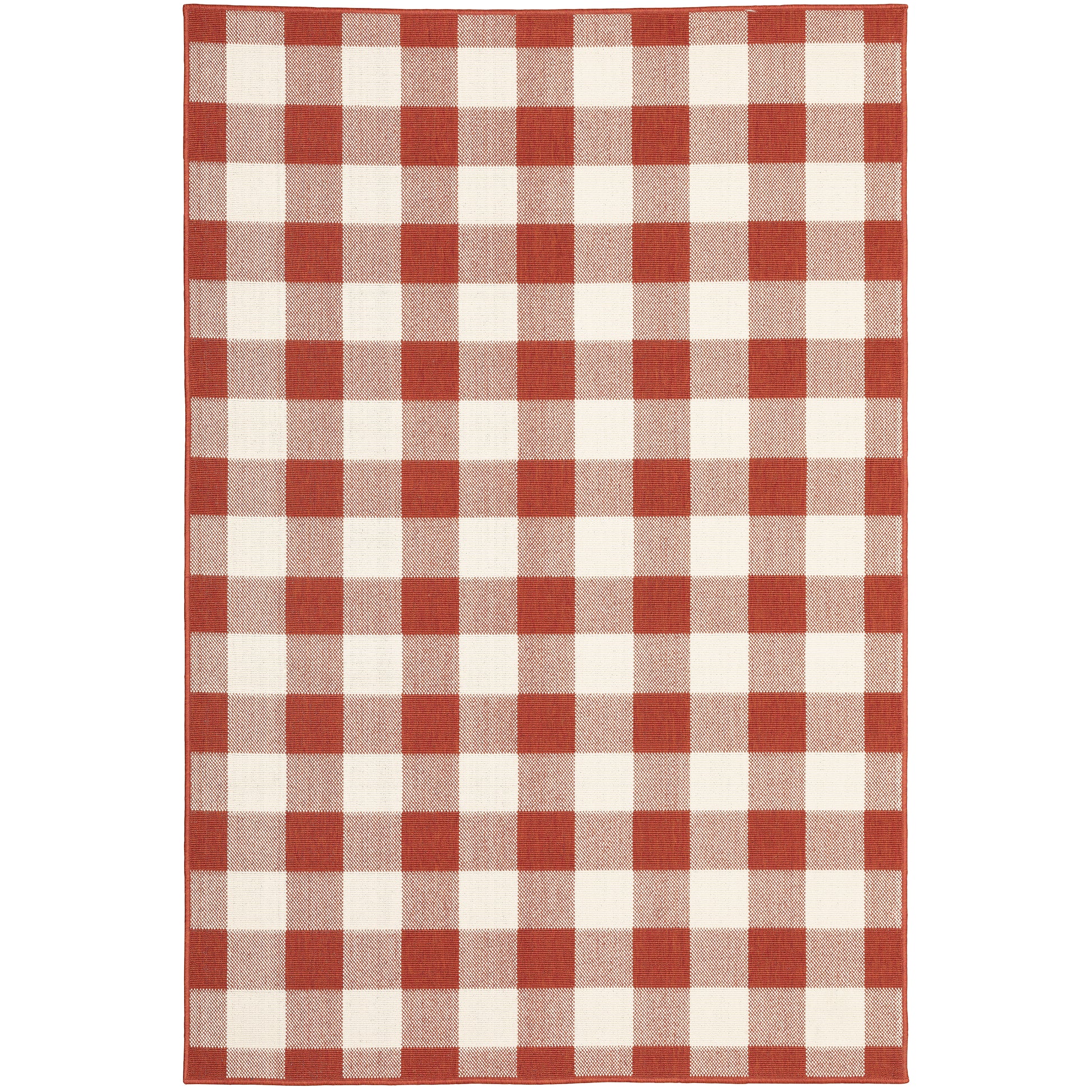 Oriental Weavers Meridian  Red Ivory Farmhouse