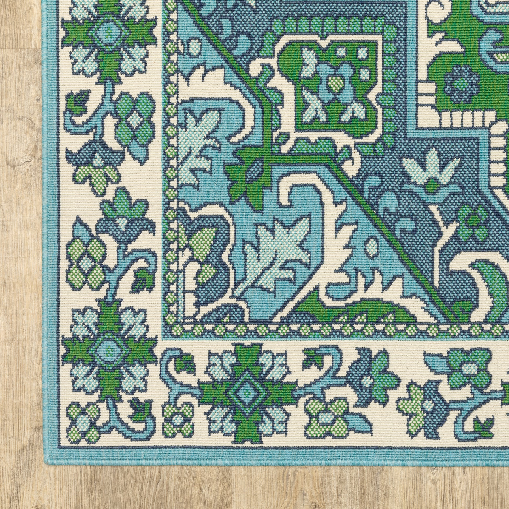 Oriental Weavers Meridian  Blue Green Traditional
