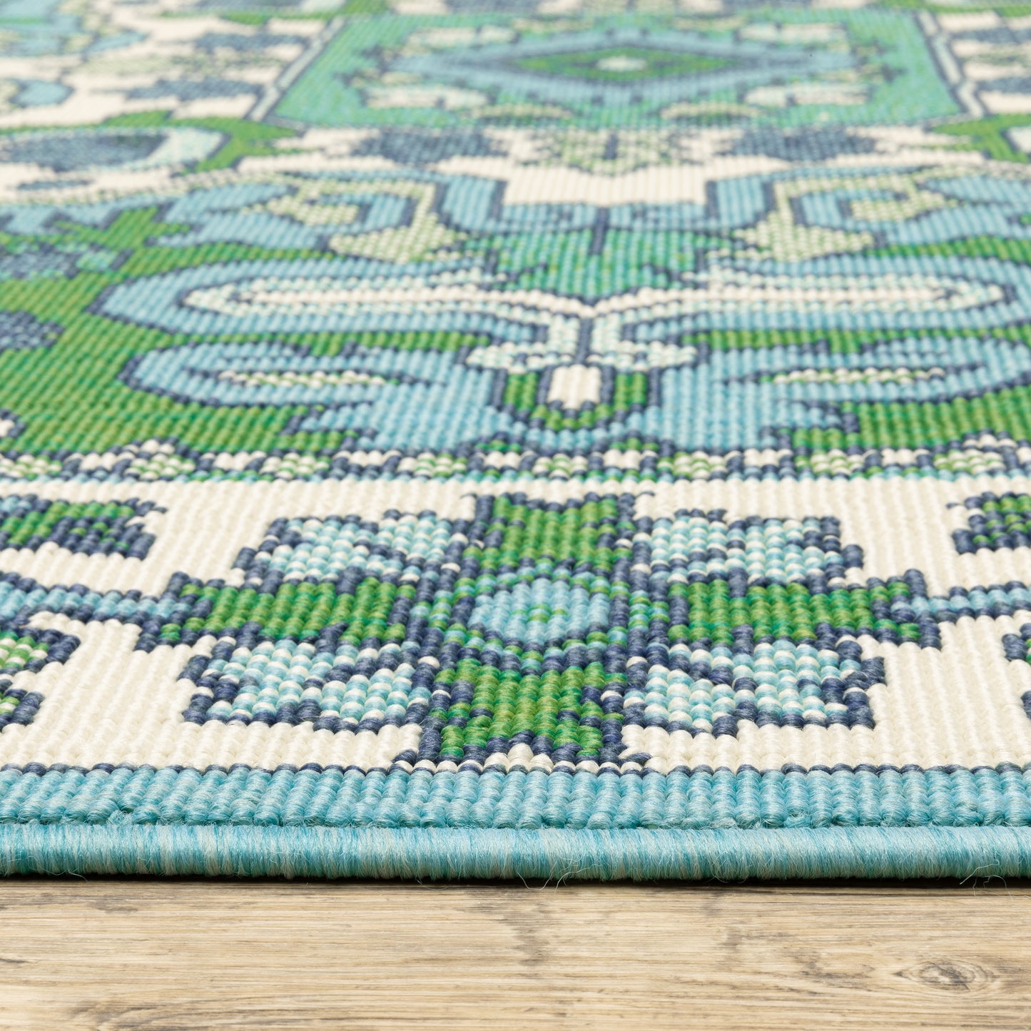 Oriental Weavers Meridian  Blue Green Traditional