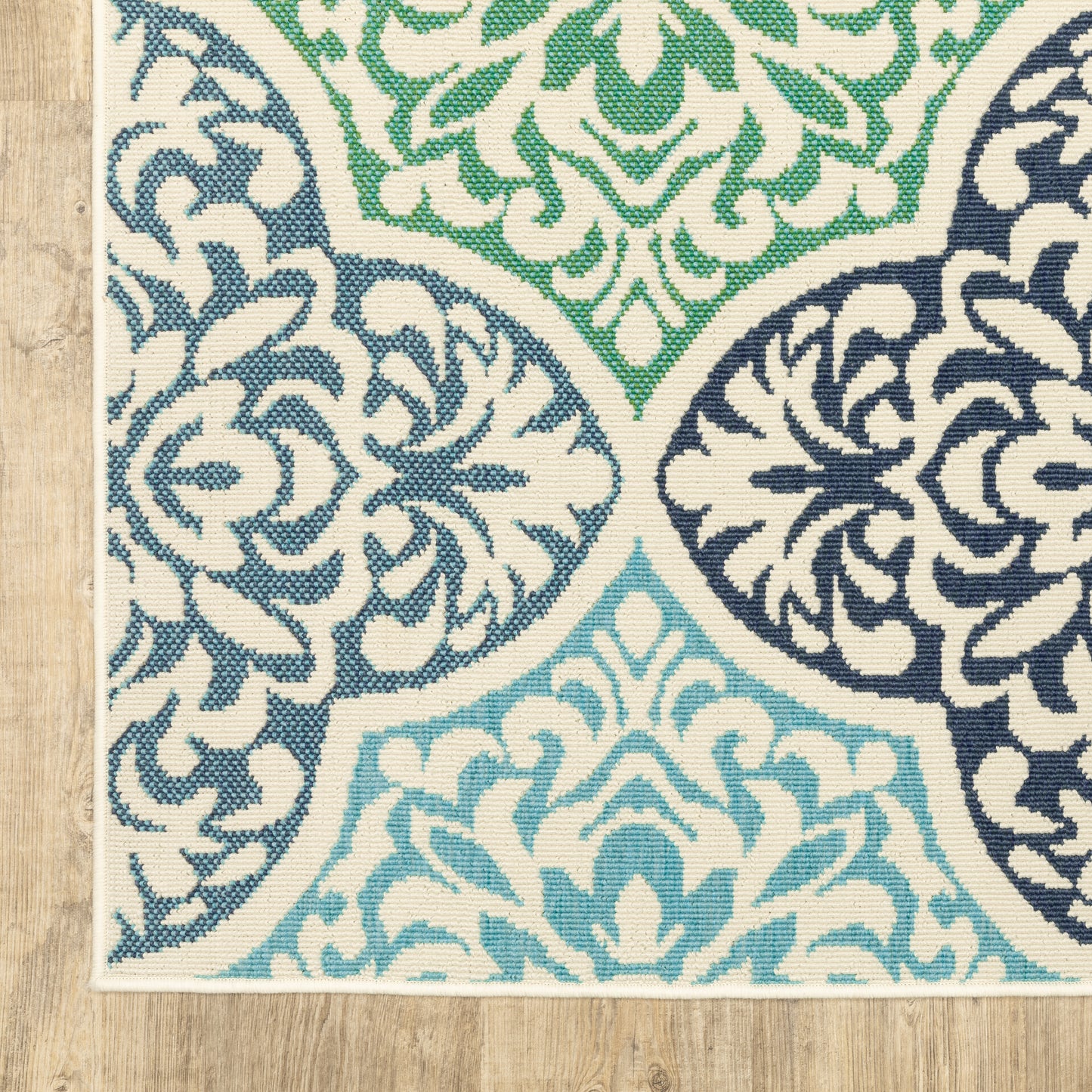 Oriental Weavers Meridian  Blue Green Morrocan