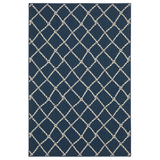 Oriental Weavers Meridian  Navy Ivory Coastal