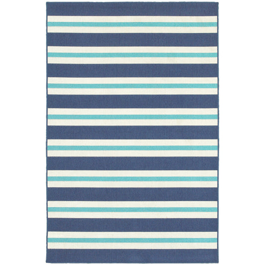 Oriental Weavers Meridian  Blue Ivory Nautical & Coastal