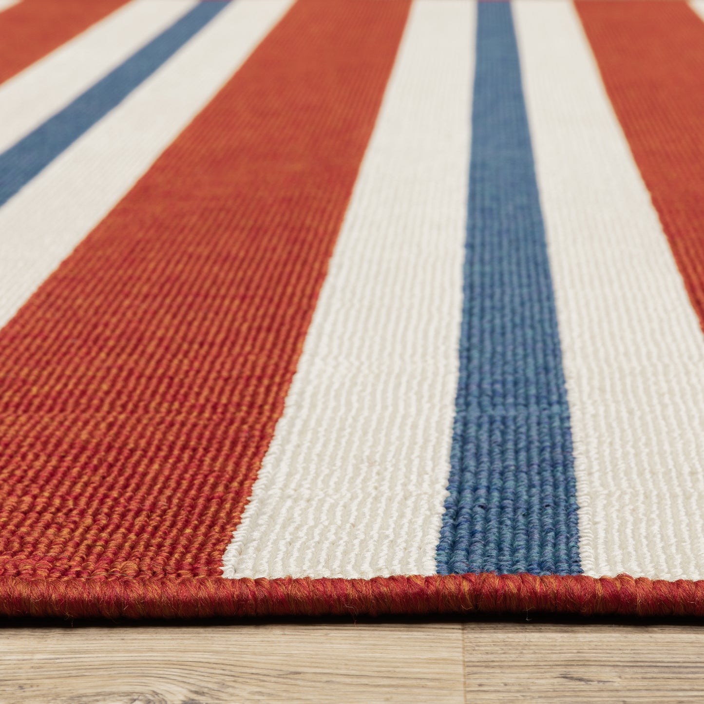 Oriental Weavers Meridian  Red Blue Nautical & Coastal