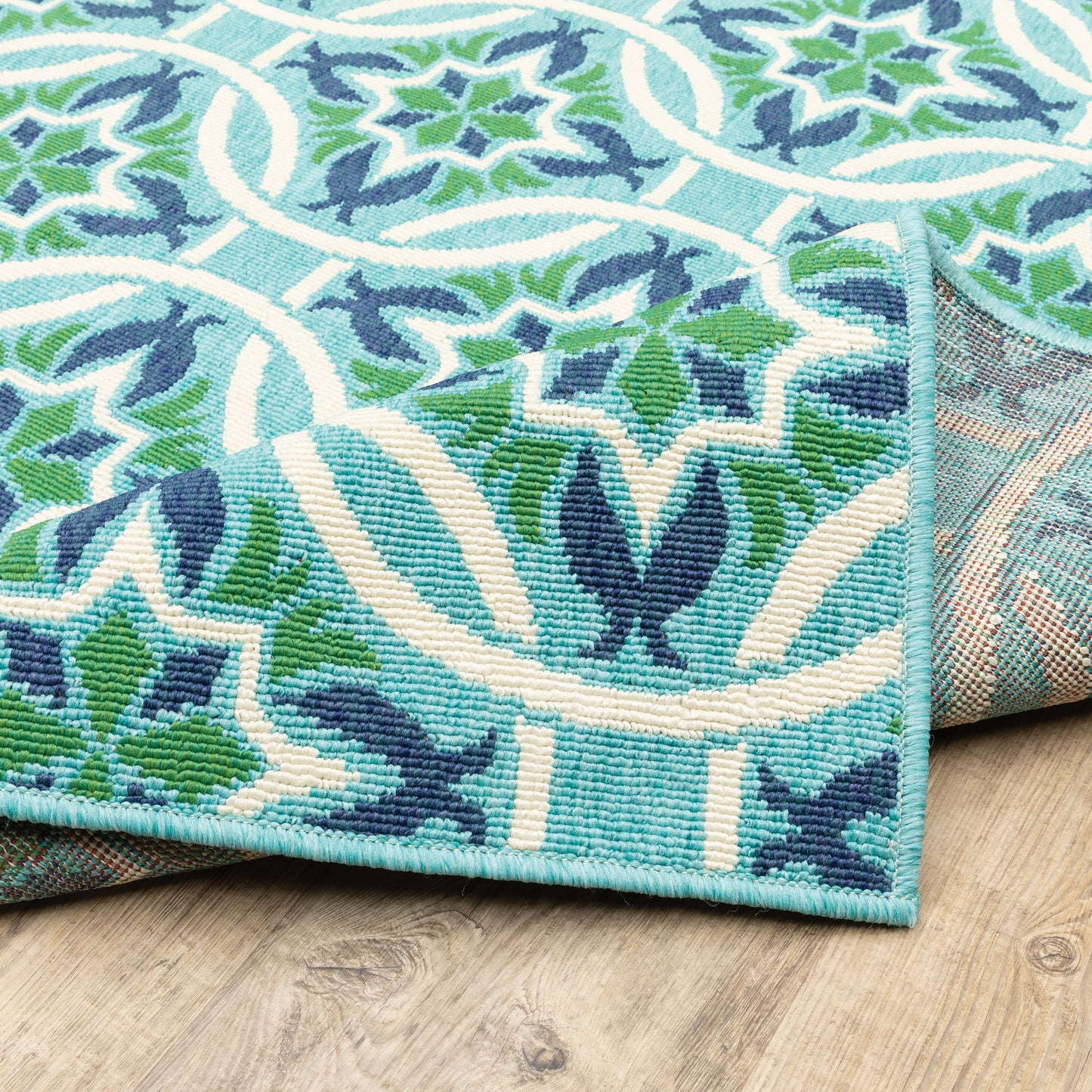 Oriental Weavers Meridian  Blue Green Moroccan