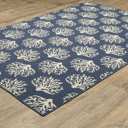 Oriental Weavers Meridian  Navy Ivory Coastal